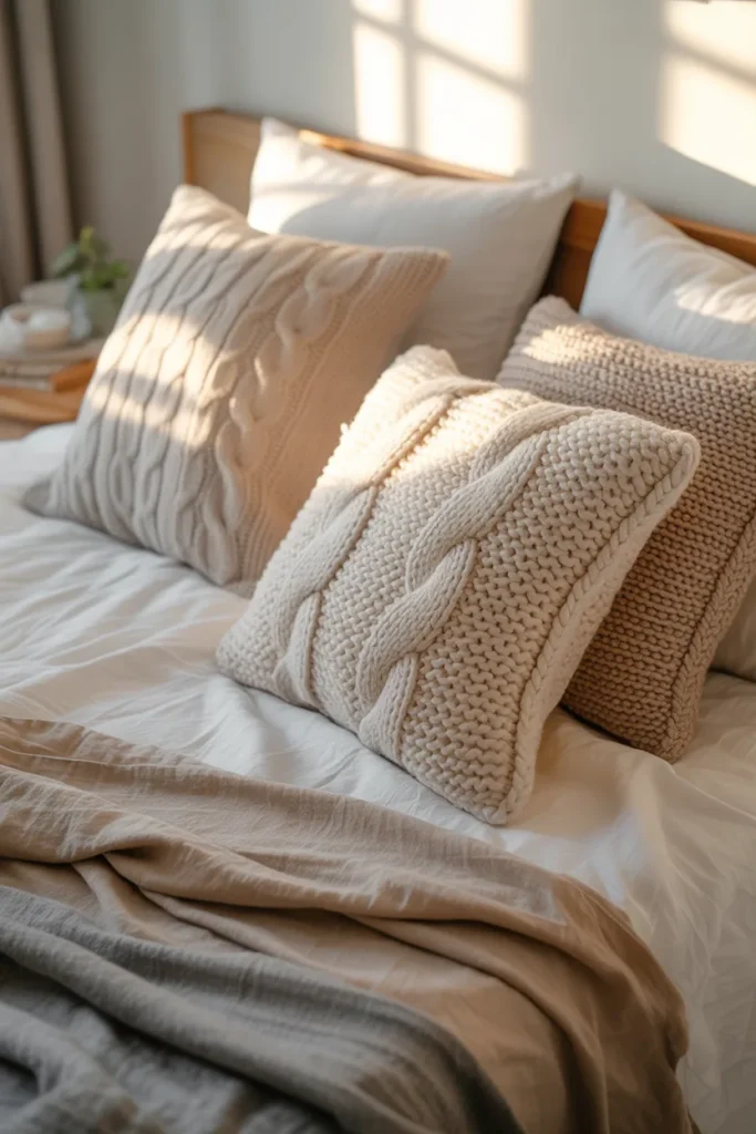 sweater pillows
