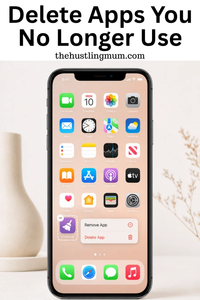 delete apps you no longer use