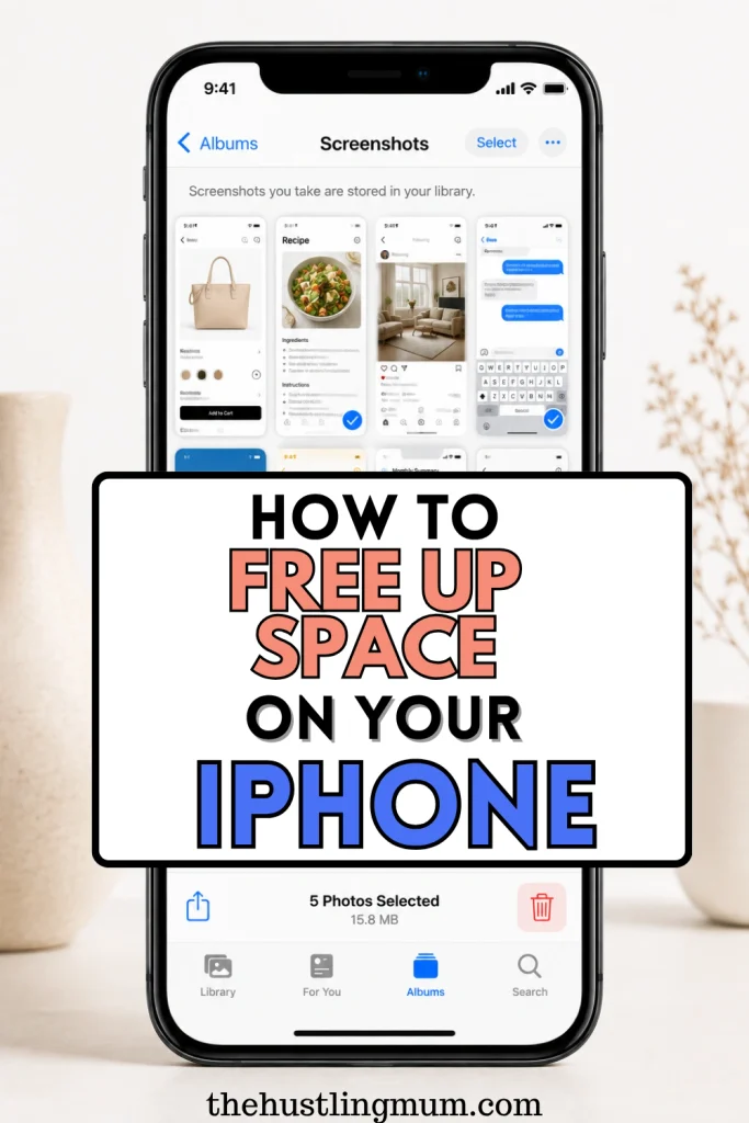 how to free up space on an iphone