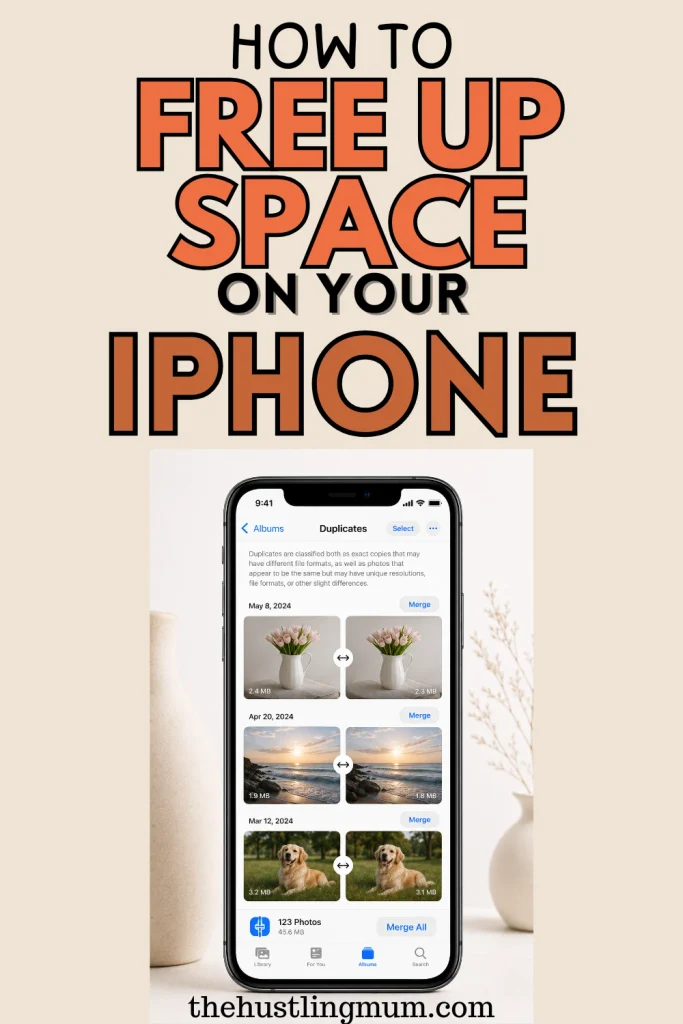 how to free up space on an iphone