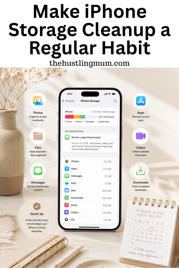 make iphone storage cleanup a regular habit