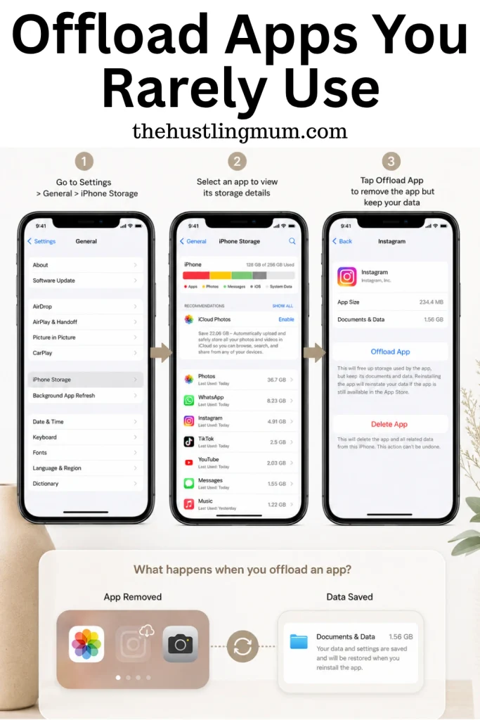 offload apps you rarely use