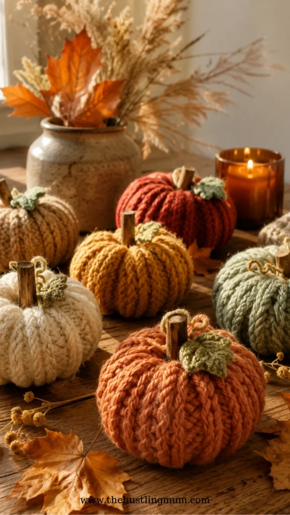 YARN PUMPKINS