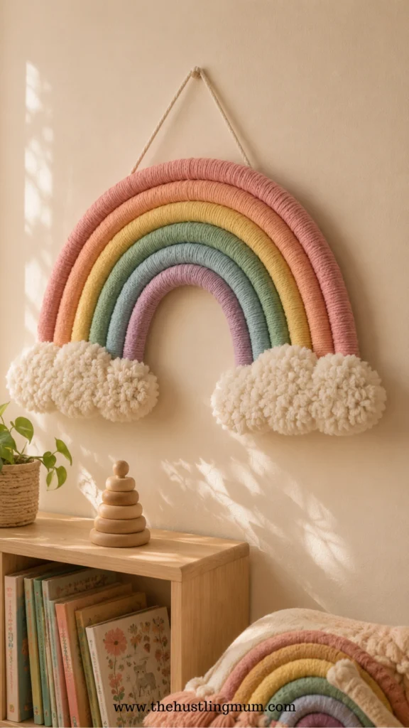 YARN RAINBOW HANGING