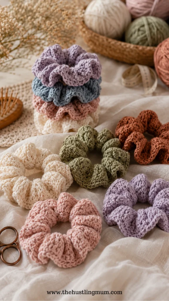 YARN SCRUNCHIES