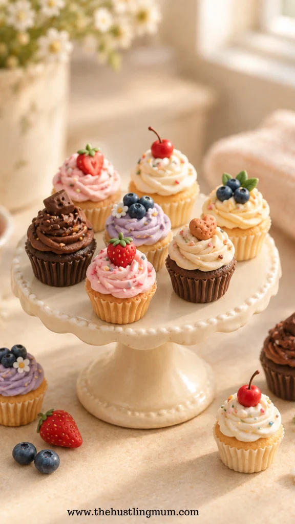 mini clay cupcakes