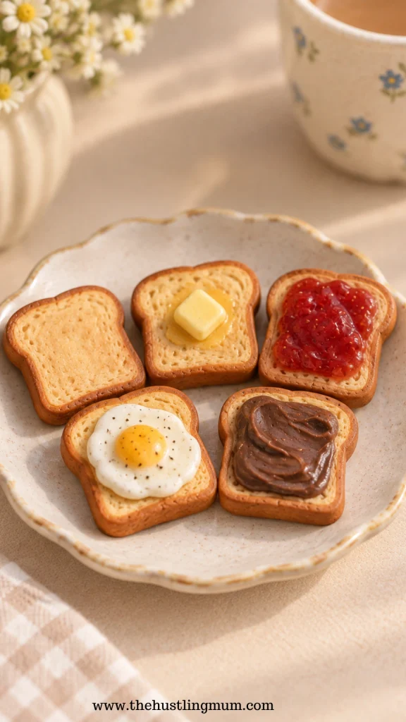 mini clay toast