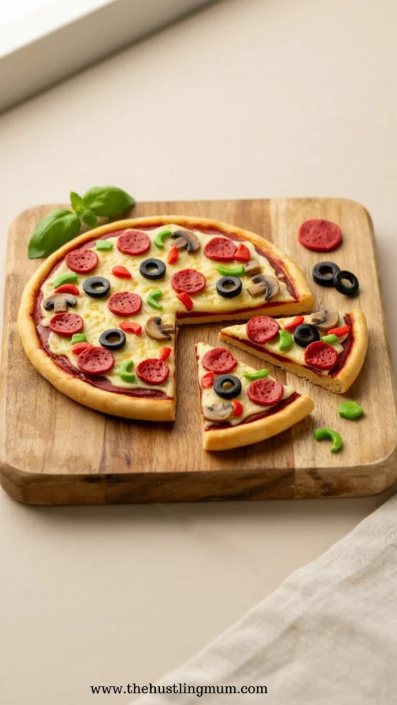mini clay pizza