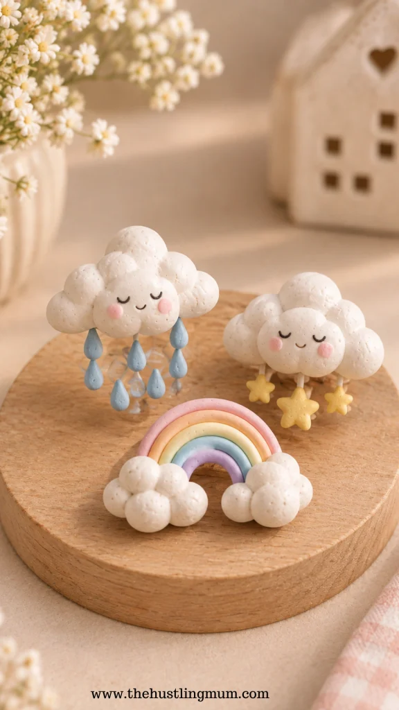 mini clay clouds