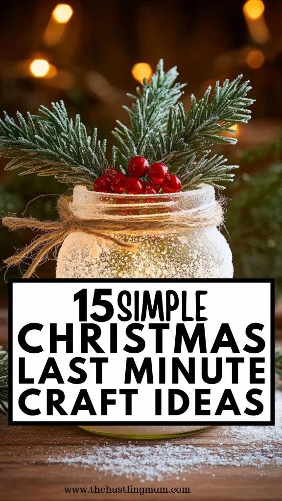 Christmas last minute craft ideas
