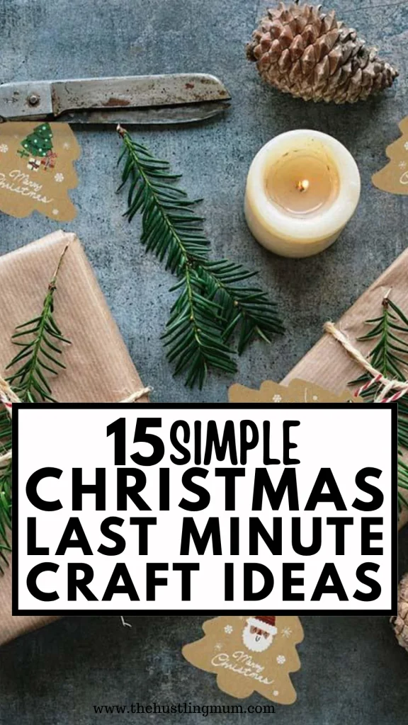 Christmas last minute craft ideas