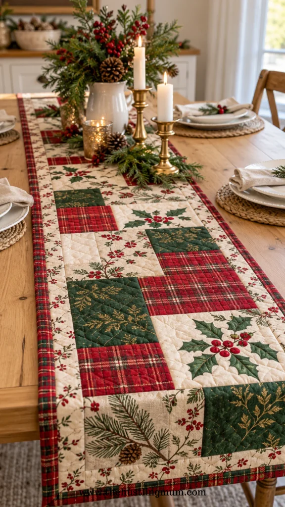 Christmas table runner