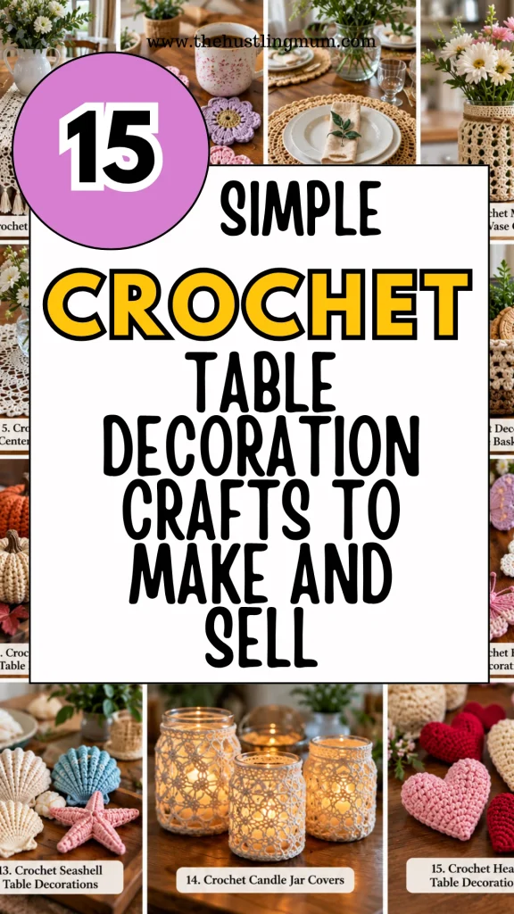 crochet table decorations to make and sell